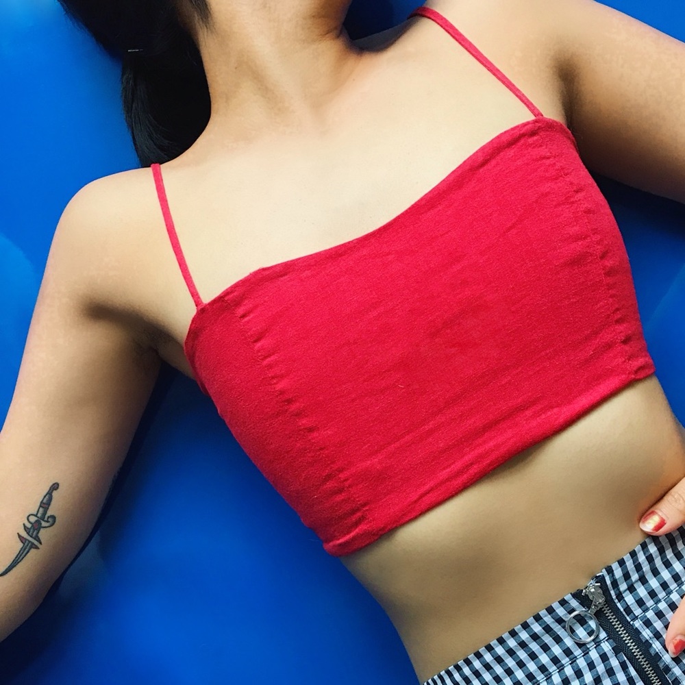SOLD 🔥Red Bralette/Crop Top 🔥